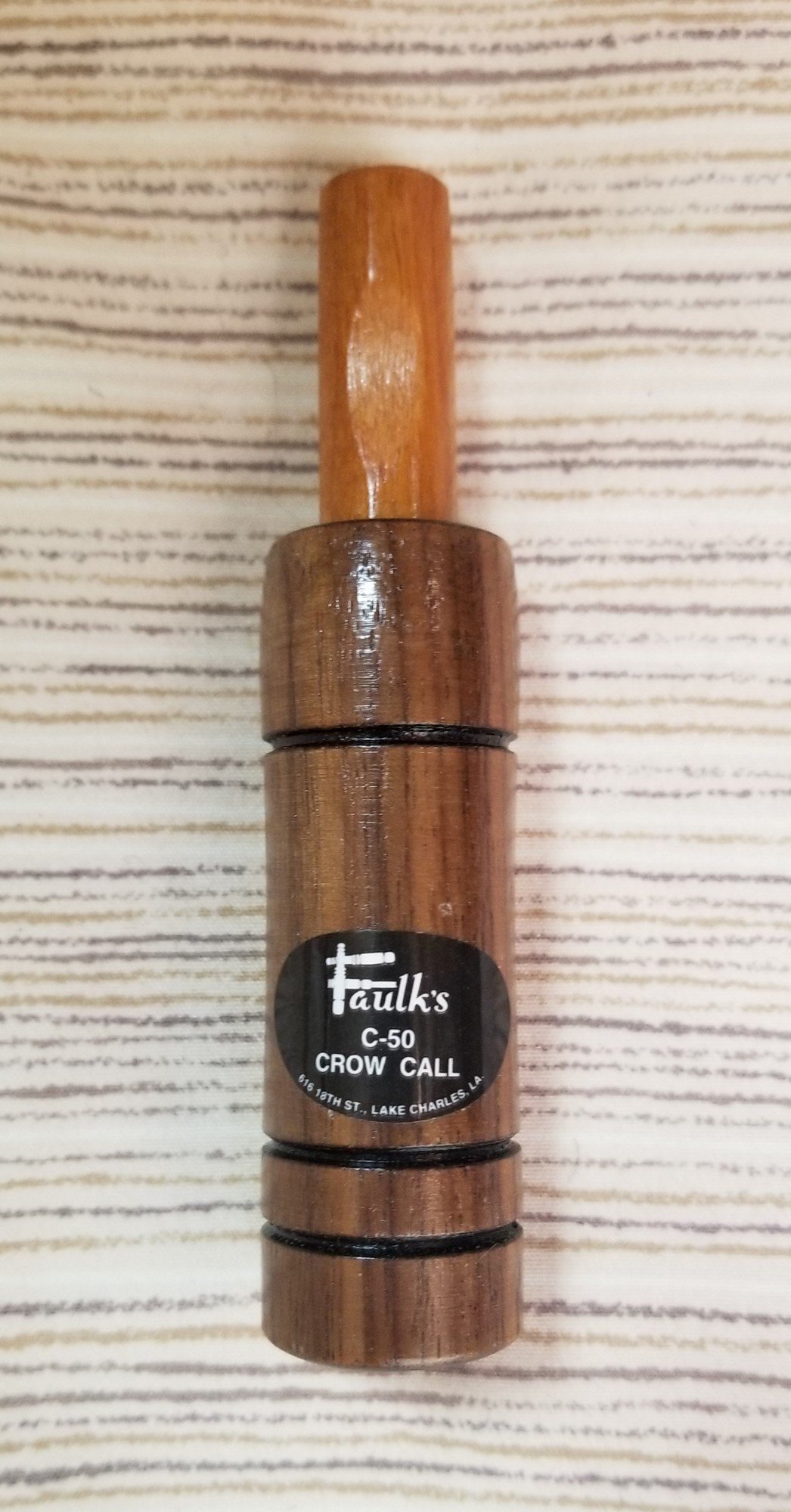 Faulk's C-50 Crow Call, Walnut Barrel