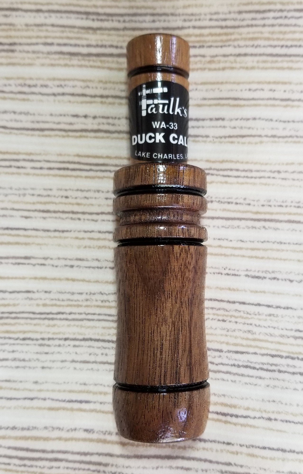 Faulk's WA-33 Deluxe Wooden Duck Call