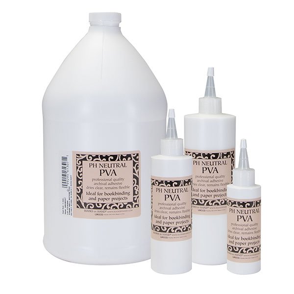 LineCo Books by Hand pH Neutral PVA Adhesive, 8 oz