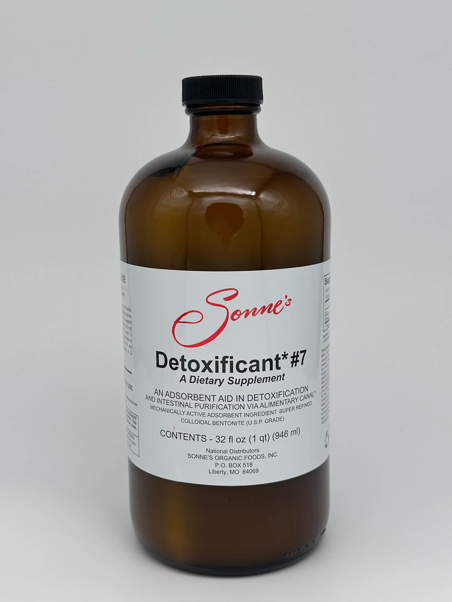 Sonne's Detoxificant #7 Bentonite Liquid, 32 oz