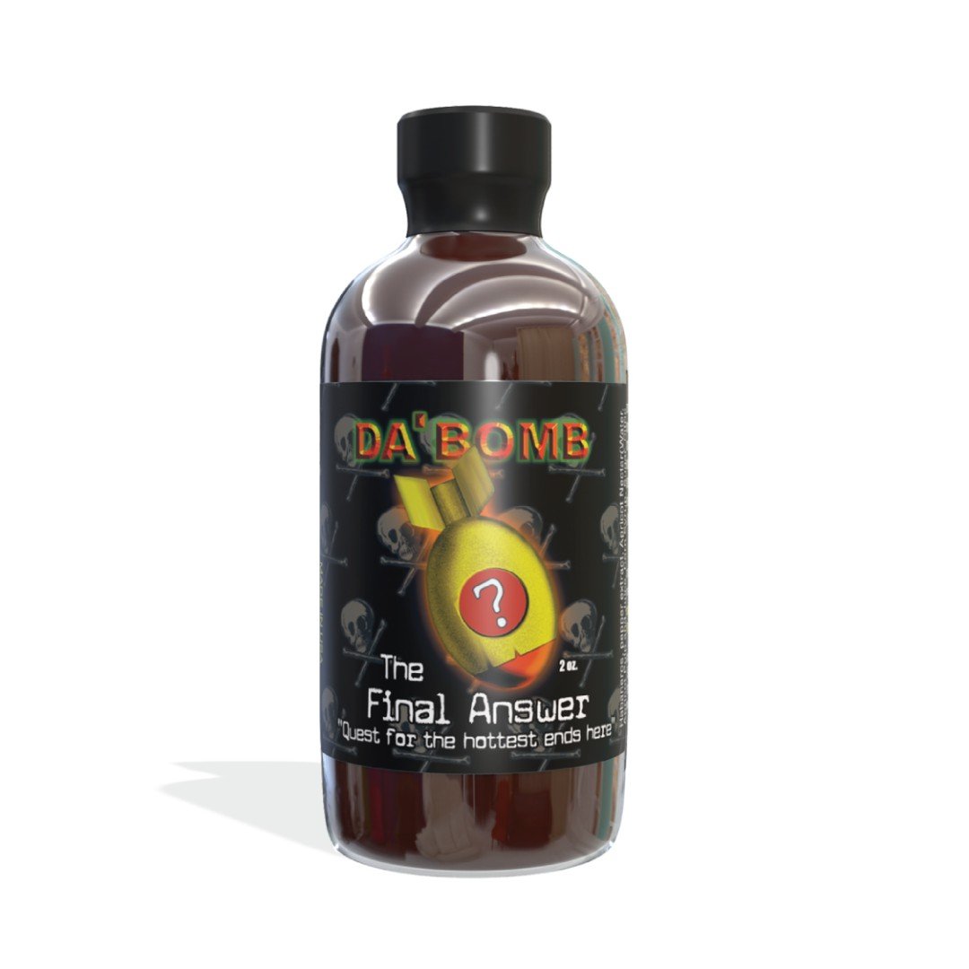Da' Bomb The Final Answer Hot Sauce, 2 oz