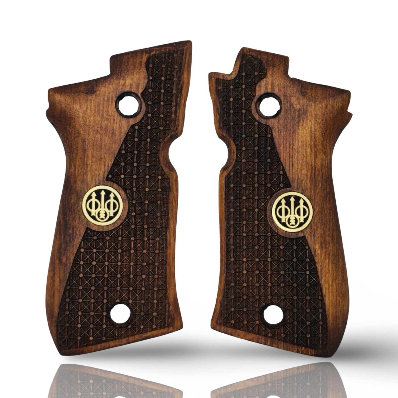 ZIB Grips Wooden Series Walnut Pistol Grips for Beretta F81