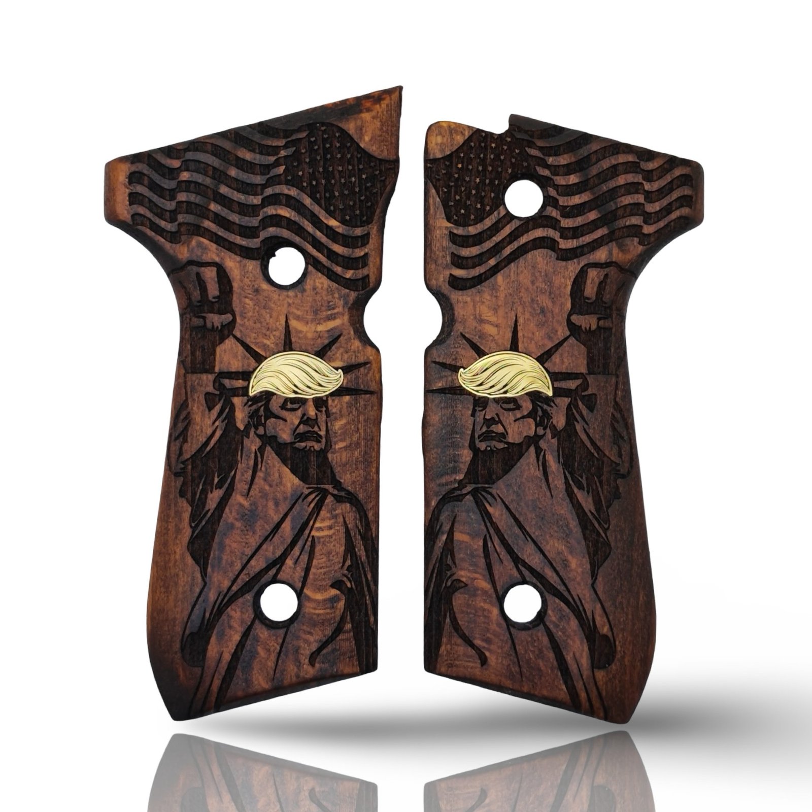 ZIB Grips Wooden Series Walnut Pistol Grips for Beretta F92