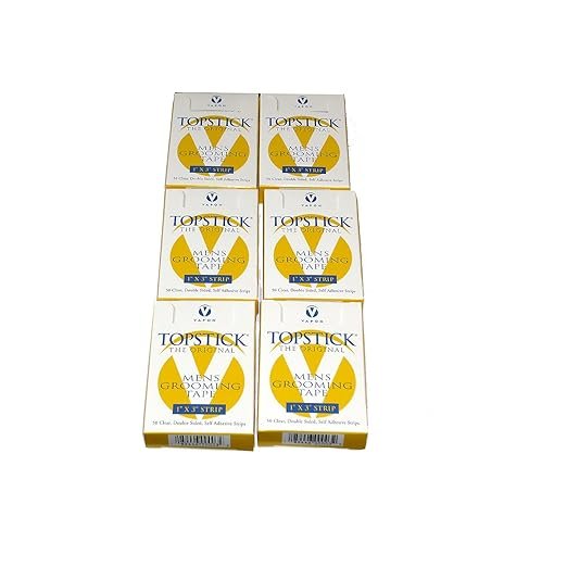 T150 6 Boxes Of 50 1x3&amp;quot strips Topstick Toupee Tape 1&amp;quot x 3&amp;quot WIDE STRIPS