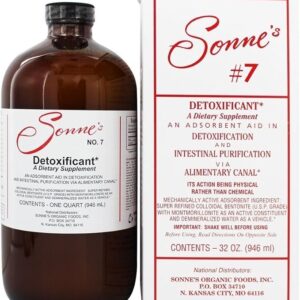 Sonne's - Detoxifying Liquid Hydrated Bentonite Clay #7, 32 Oz